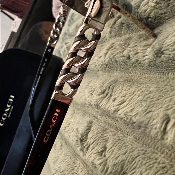 Coach Gold Aviator Sunglasses - Picture 3 of 4
